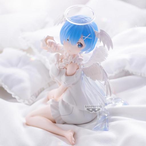 Figura Re:Zero Starting Life in Another World Rem Angel Ver. Banpresto 13 cm [3]
