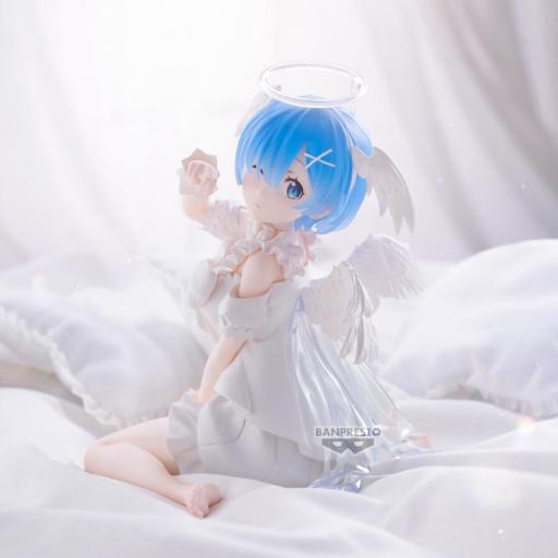 Figura Re:Zero Starting Life in Another World Rem Angel Ver. Banpresto 13 cm [2]