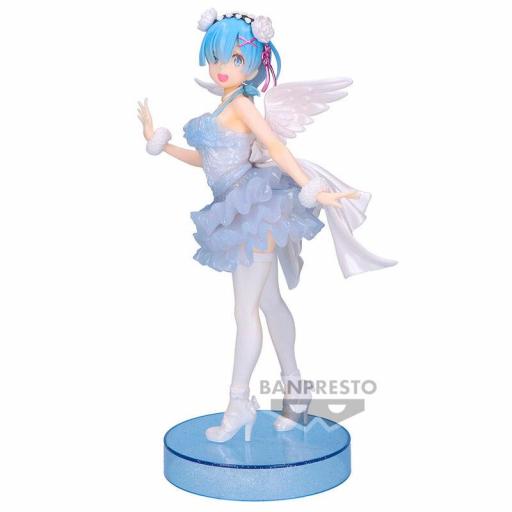 Figura Re:Zero Rem Espresto Clear & Dressy Banpresto 22 cm