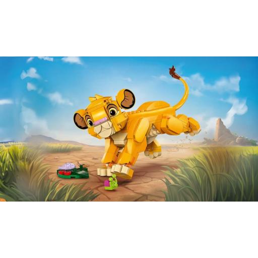 Figura Rey León Simba Cachorro Set construcción Niños LEGO 27 cm