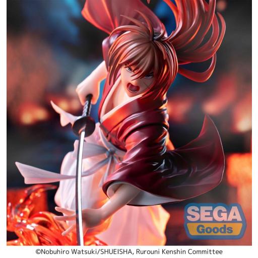 Figura Rurouni Kenshin Kenshin Himura Luminasta Sega 15  cm