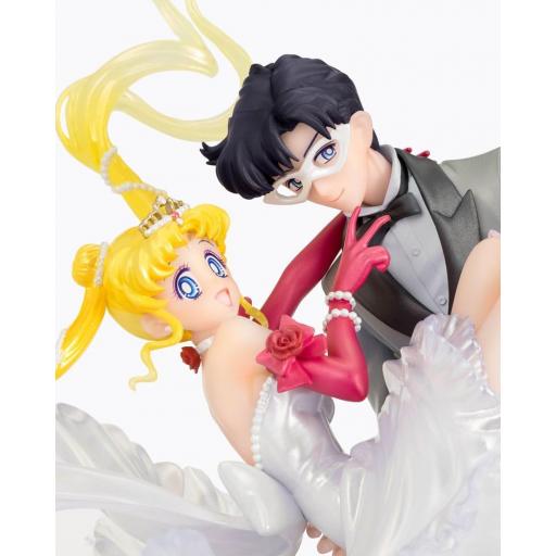 Figura Sailor Moon Usagi & Tuxedo Mask Moonlight Glow Edition FiguartsZERO 24 cm [2]