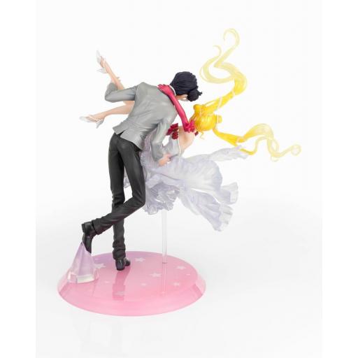 Figura Sailor Moon Usagi & Tuxedo Mask Moonlight Glow Edition FiguartsZERO 24 cm [7]