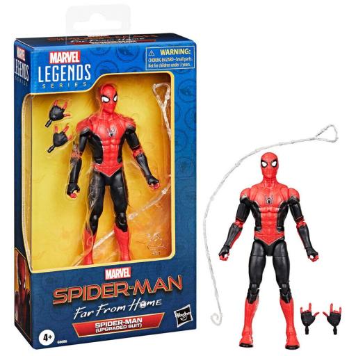 Figura Spider-Man Upgraded Suit Spider-Man: Lejos de casa Marvel Legends Hasbro 15 cm