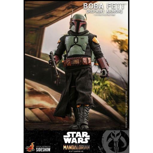 Figura Star Wars Tha Mandalorian Boba Fett Hot Toys 30 cm