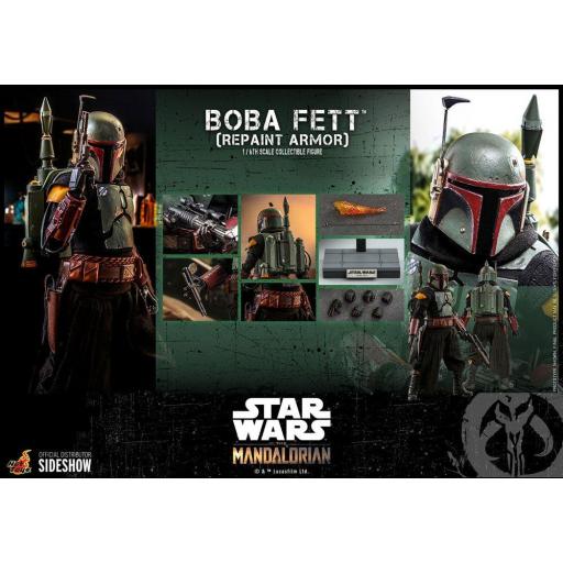 Figura Star Wars Tha Mandalorian Boba Fett Hot Toys 30 cm [1]