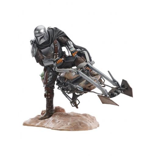 Figura Star Wars The Mandalorian Din Djarin Speeder Bike 23 cm