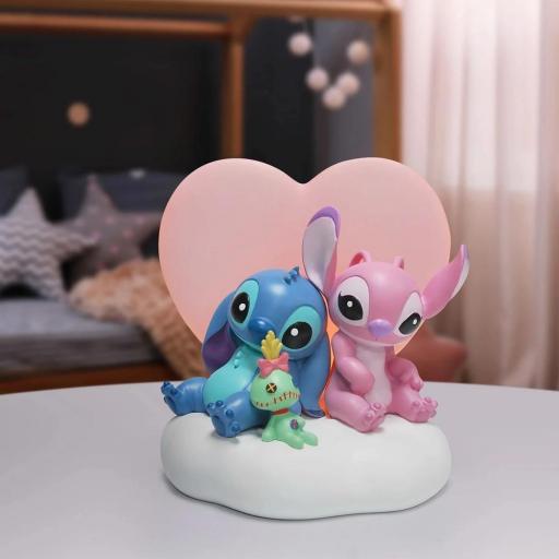 Figura Stitch & Angel Con Luz Disney Enesco 18 cm [4]