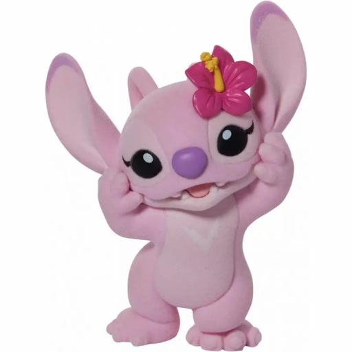 Figura Stitch Angel Fluffy Disney Enesco 10 cm