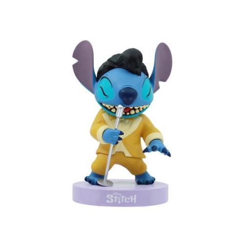 Figura Stitch Elvis Traje Dorado Disney Enesco 12 cm