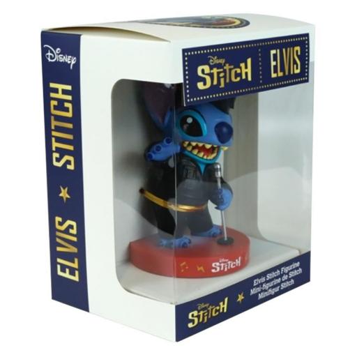 Figura Stitch Elvis Traje Negro Disney Enesco 12 cm [2]
