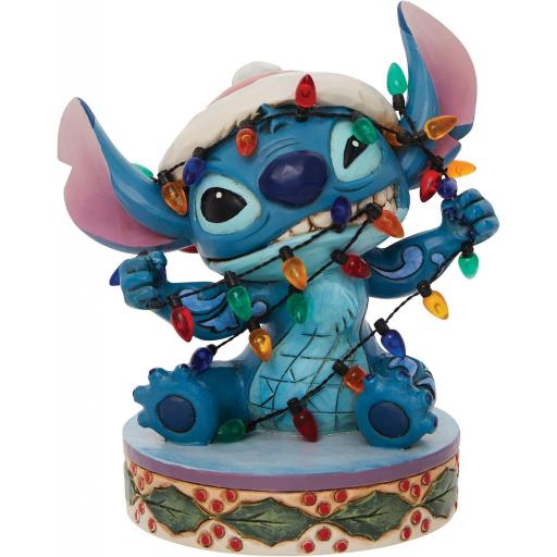 Figura Stitch Luces de Navidad Disney Enesco 12 cm [0]
