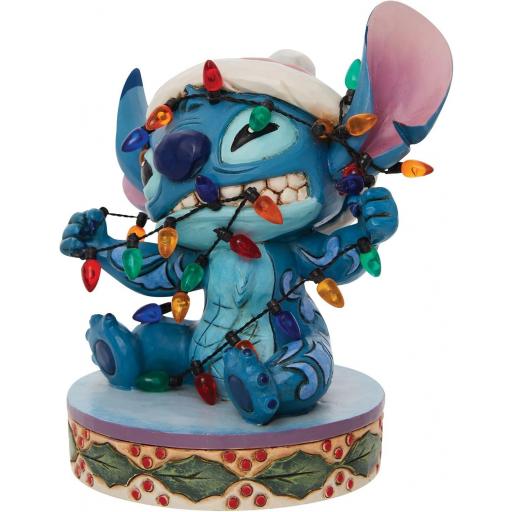 Figura Stitch Luces de Navidad Disney Enesco 12 cm [1]