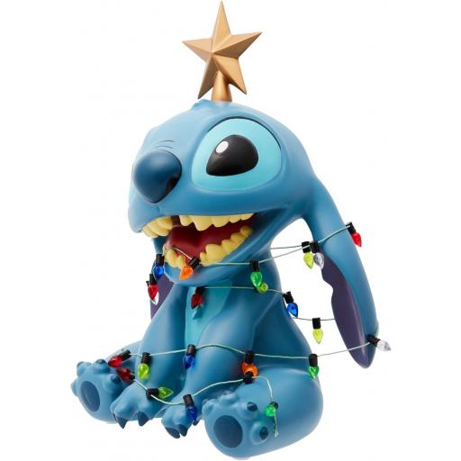Figura Stitch Luces de Navidad Showcase Disney Enesco 19 cm [2]