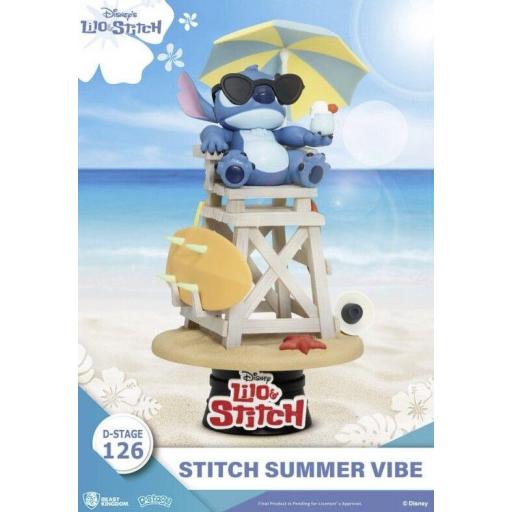 Figura Stitch Summer Vibe Disney D-Stage 15 cm