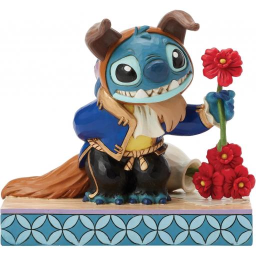 Figura Stitch Vestido de Bestia Disney Enesco 13 cm