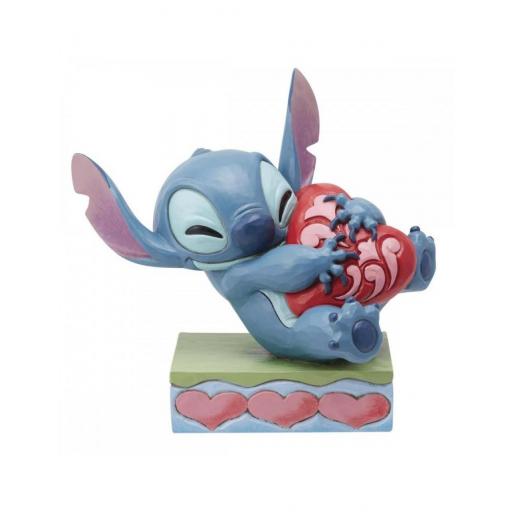 Figura Stitch abrazando un corazón 6 cm [0]