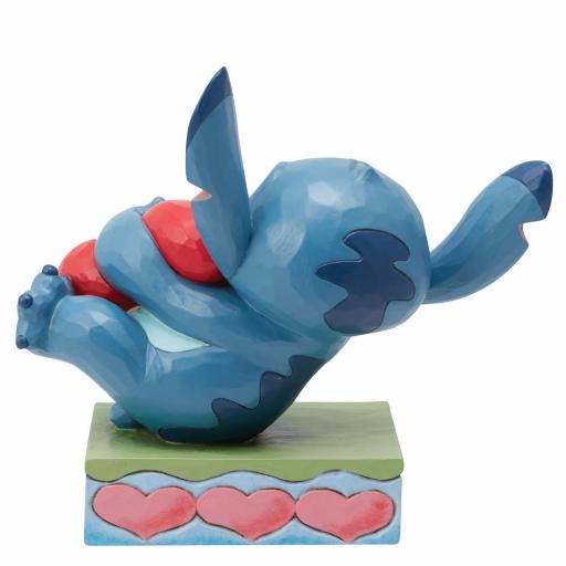 Figura Stitch abrazando un corazón 6 cm [3]