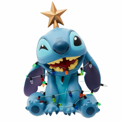 Figura Stitch luces Navidad Disney Enesco 19 cm [0]