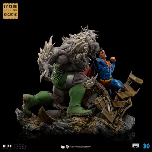 Figura Superman vs Doomsday Exclusive DC Comics Iron Studios 30 cm [6]