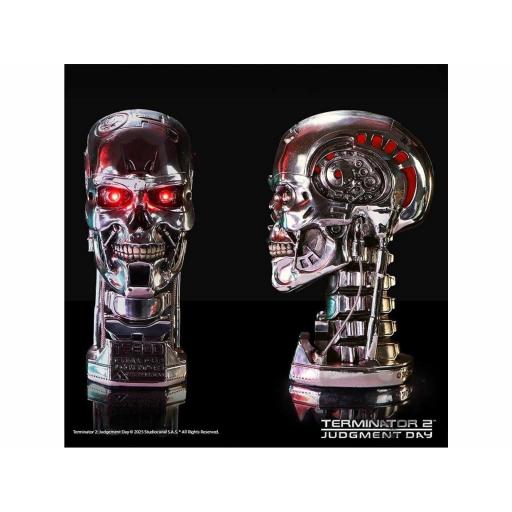 Figura Terminator T-800 Cabeza con Luz Nemesis Now 21 cm [1]