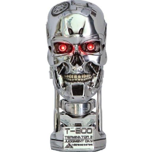 Figura Terminator T-800 Cabeza con Luz Nemesis Now 21 cm [3]