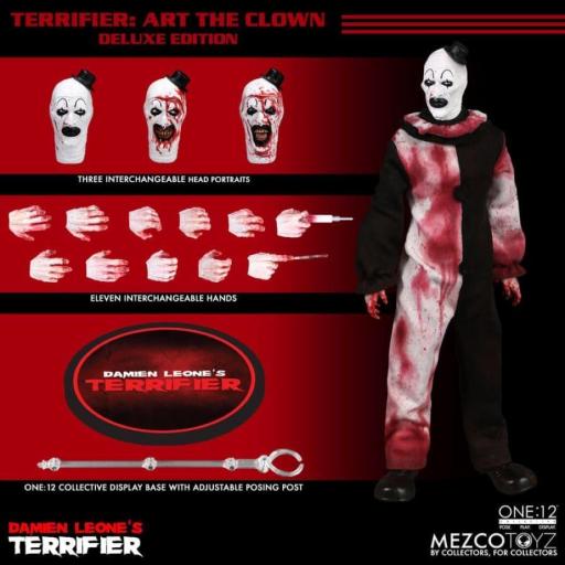 Figura Terrifier The Clown Collective Art One:12 Mezco Toyz 18 cm [7]