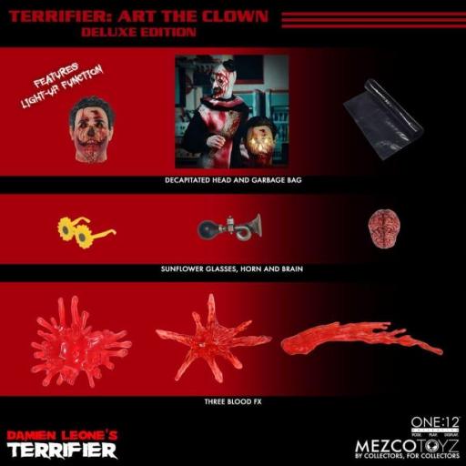 Figura Terrifier The Clown Collective Art One:12 Mezco Toyz 18 cm [6]