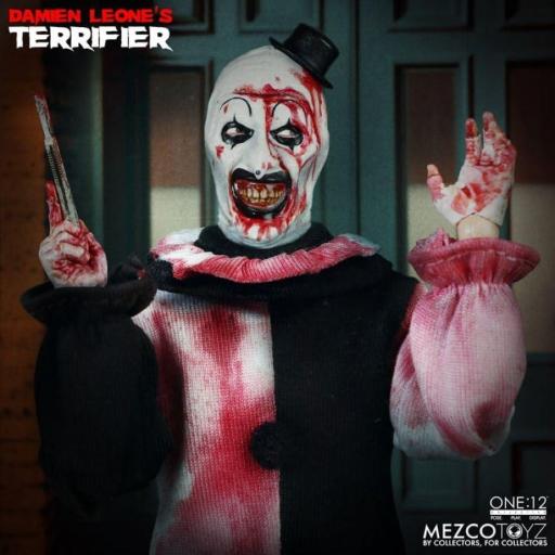 Figura Terrifier The Clown Collective Art One:12 Mezco Toyz 18 cm