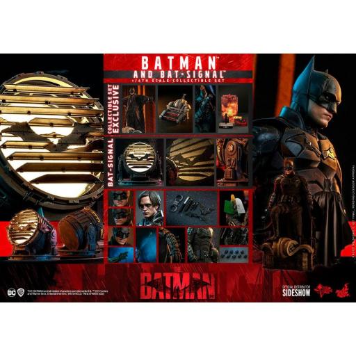 Figura The Batman with Bat-Signal Movie Masterpiece Hot Toys 31 cm [7]