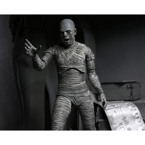 Figura The Mummy Black & White Universal Monsters NECA 18 cm