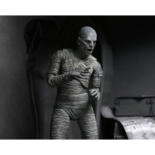 Figura The Mummy Black & White Universal Monsters NECA 18 cm [3]