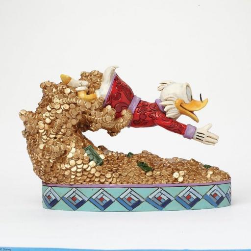 Figura Tío Gilito Nadando en Dinero Disney Enesco 12 cm [1]