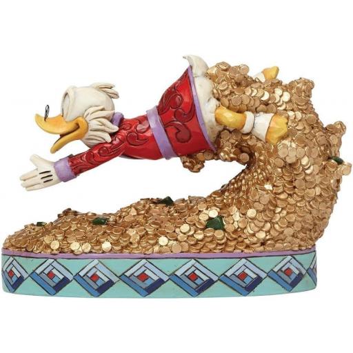 Figura Tío Gilito Nadando en Dinero Disney Enesco 12 cm [2]