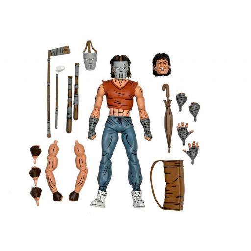 Figura Tortugas Ninja Casey Jones Camisa Roja Mirage Comics NECA 18 cm [6]