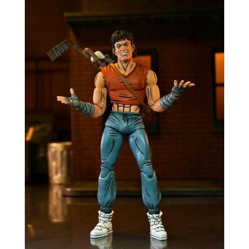 Figura Tortugas Ninja Casey Jones Camisa Roja Mirage Comics NECA 18 cm [3]