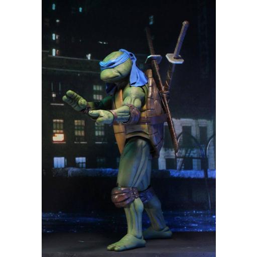 Figura Tortugas Ninja Leonardo 1990 NECA 42 cm
