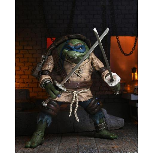 Figura Tortugas Ninja Leonardo As Hunchback Ultimate NECA 18 cm