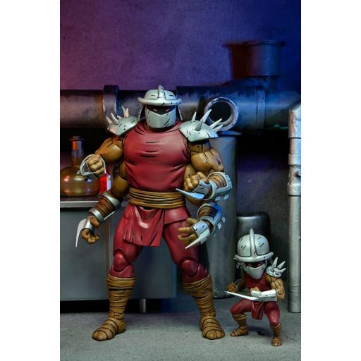 Figura Tortugas Ninja Shredder Clone & Mini Shredder Deluxe Mirage Comics NECA 18 cm [2]