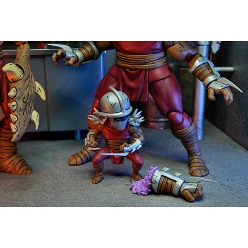 Figura Tortugas Ninja Shredder Clone & Mini Shredder Deluxe Mirage Comics NECA 18 cm [6]