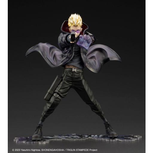 Figura Trigun Stampede Vash The Gunman in Black Ver. ARTFXJ Kotobukiya 22 cm