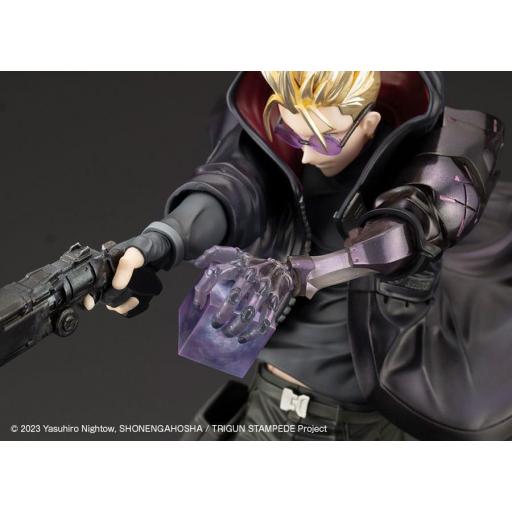Figura Trigun Stampede Vash The Gunman in Black Ver. ARTFXJ Kotobukiya 22 cm [3]