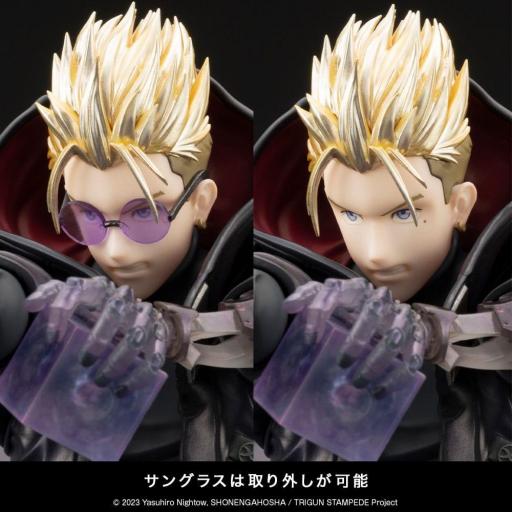 Figura Trigun Stampede Vash The Gunman in Black Ver. ARTFXJ Kotobukiya 22 cm [1]