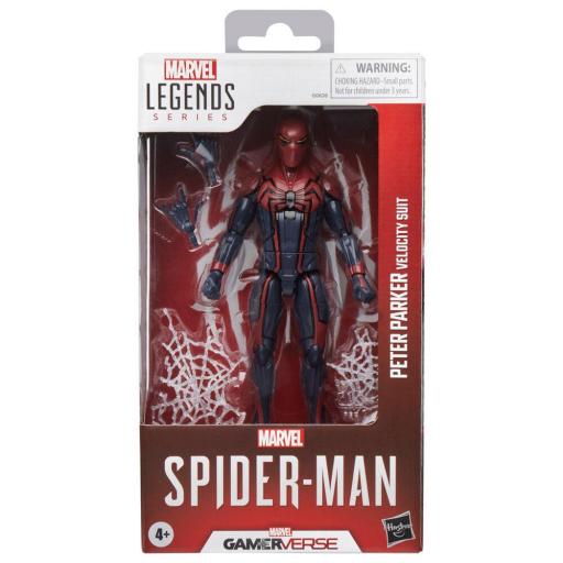 Figura Velocity Suit Peter Parker Gamerverse Marvel Legends Hasbro 15 cm [1]