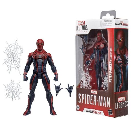 Figura Velocity Suit Peter Parker Gamerverse Marvel Legends Hasbro 15 cm [0]