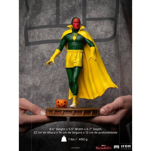 Figura WandaVision Vision Halloween Version Iron Studios 22 cm [6]