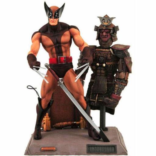 Figura X-Men Lobezno Brown Marvel Diamond Select 18 cm