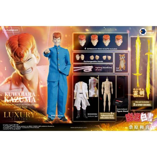 Figura Yu Yu Hakusho Kazuma Kuwabara (Luxury Version) 30 cm [7]