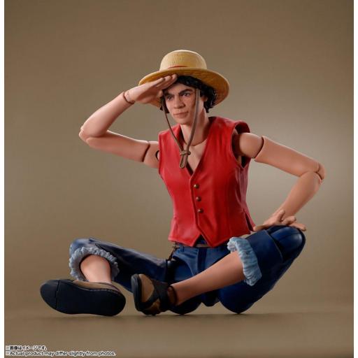 Figura articulada S.H. Figuarts One Piece  Monkey D. Luffy (Netflix) 14 cm [3]