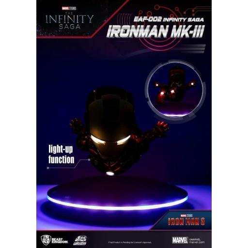 Figura con Luz Marvel Iron Man Mark III Egg Attack Beast Kingdom 16 cm [5]